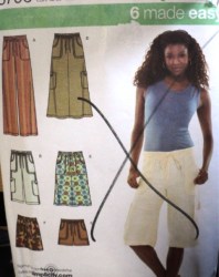 3796 LO RISE SKIRT LENGTHS,PANT CROP OR NOT,SHORTS PATTERN 16-24